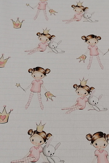 Tissu déco enfant PETITE PRINCESSE