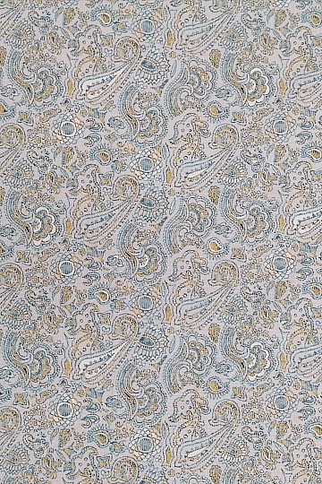 Tissu décoratif KASHMÍR bleu