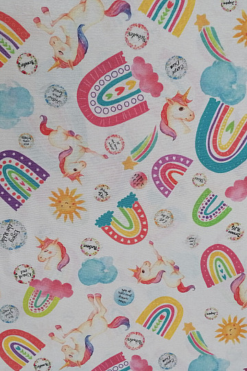Tissu décoratif LICORNES