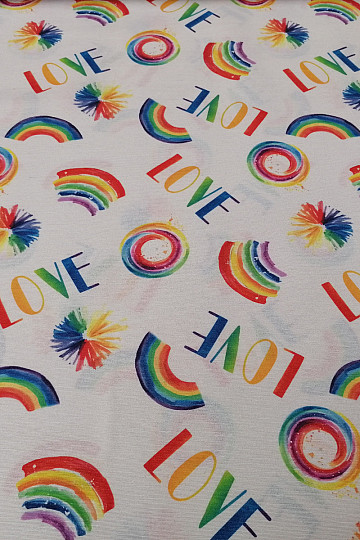 Tissu déco AMOUR