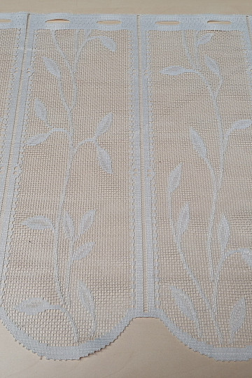 Rideau jacquard pour vantaux de vitrail