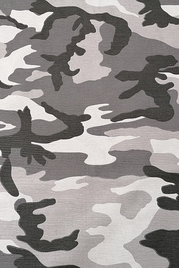 Tissu déco CAMOUFLAGE gris