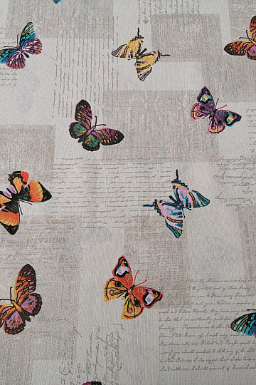 Tissu décoratif papillon papillon