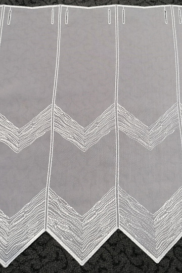 Rideau vitrail - voile avec broderie 261910