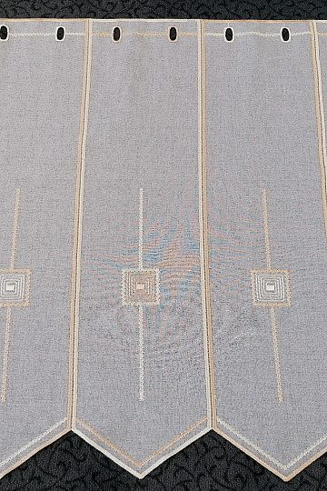 Rideau vitrail - brodé HF43952