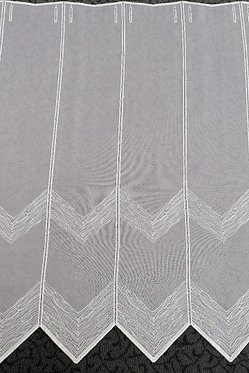 Rideau vitrail - voile avec broderie 261911