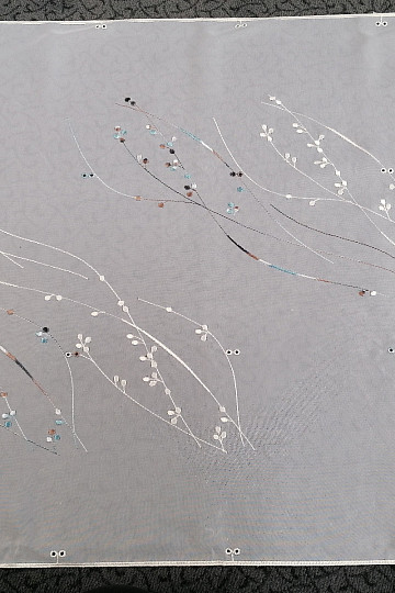 Mur japonais - Rideau japonais avec broderie 659