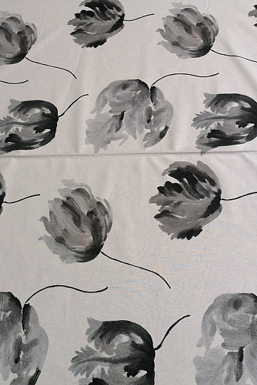 Tissu déco IZALINE gris