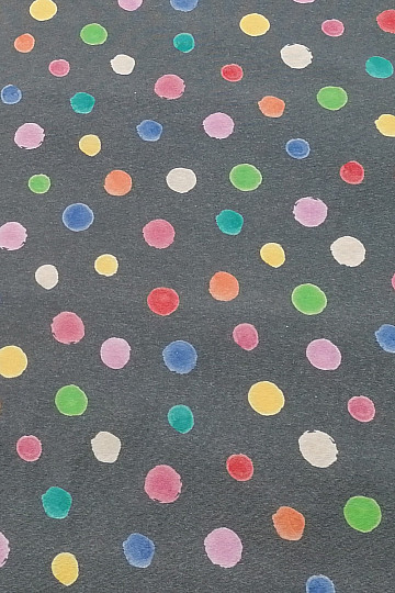 Tissu décoratif POINTS COULEURS