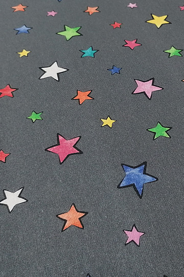 Tissu déco ÉTOILES étoiles colorées