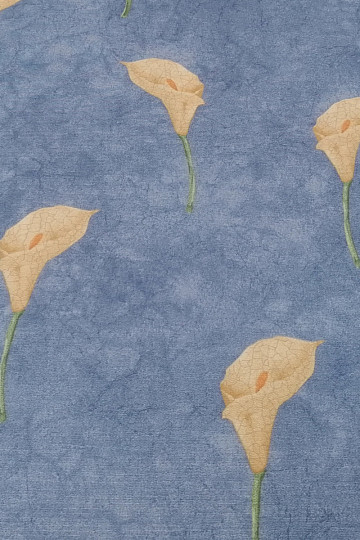 Tissu déco Cala bleu grand