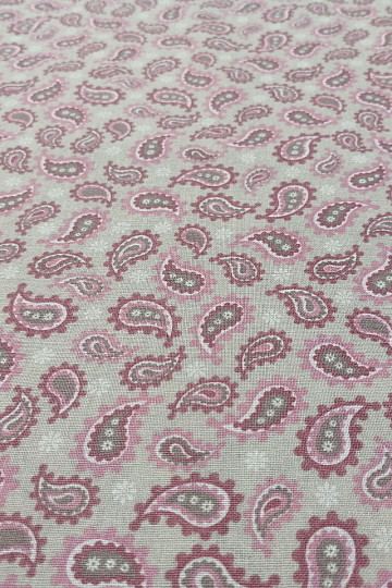 Tissu coton Larmes roses