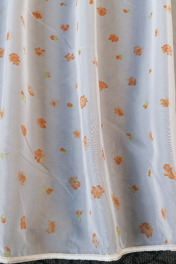 Rideau voilage court 80 cm