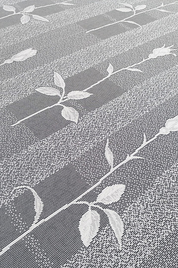 Rideau jacquard 300 cm tulipes