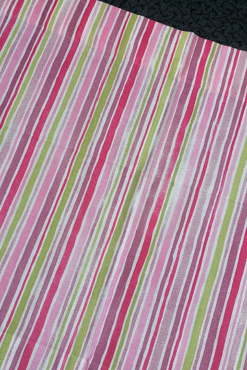 Rideau décoratif Rayures rose 130x248 cm