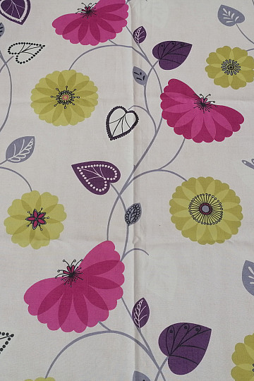 Rideau décoratif Fleurs 1 -140x240 cm