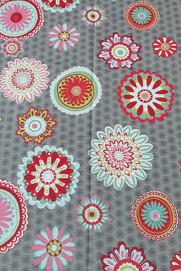 Rideau décoratif Fleur de Mandala -130x245 cm