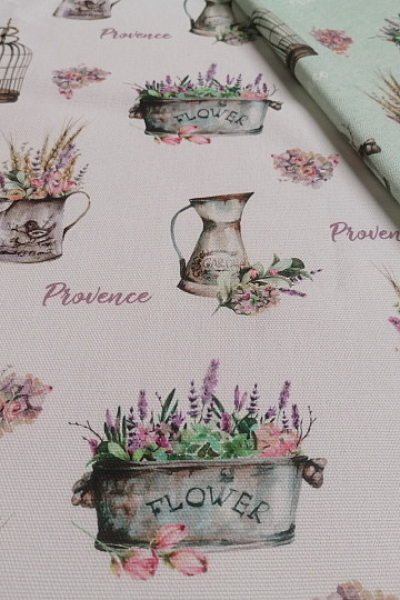 Tissu décoratif PROVANCE-G blanc