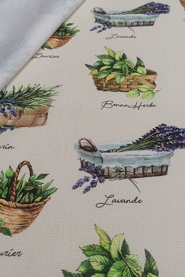 Tissu décoratif PROVANCE beige