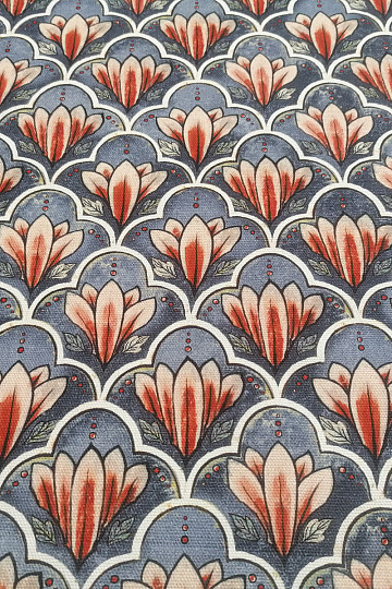 Tissu décoratif VARANASI-G bleu