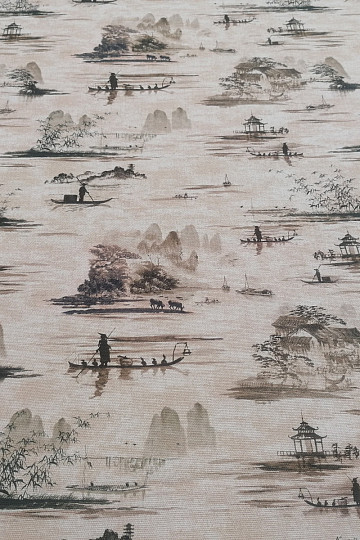 Tissu décoratif PEKIN-G bateaux