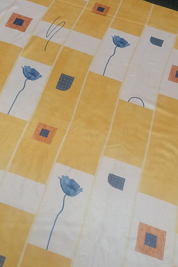Tissu décoratif Cercle de fleurs