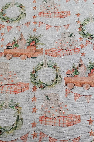 Jouets en tissu de décoration de Noël