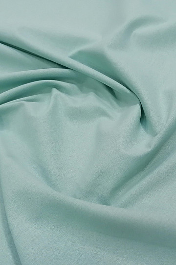 Tissu coton UNI JADE vert menthe