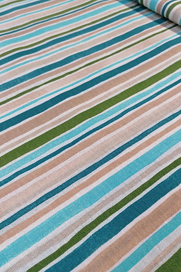 Tissu déco EUGEN turquoise