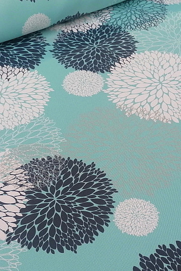 Tissu déco BLACK OUT Astra turquoise