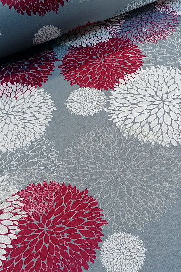 Tissu déco BLACK OUT Astra bordeaux