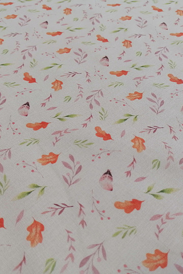 Tissu coton FEUILLES