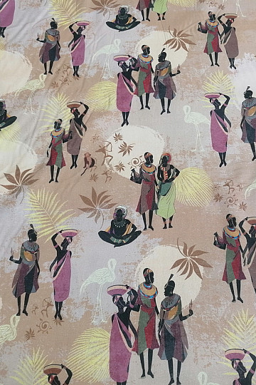 Tissu décoratif région Afrique