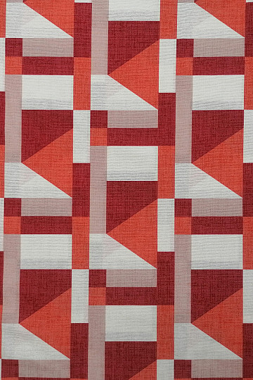 Tissu déco Geo rouge