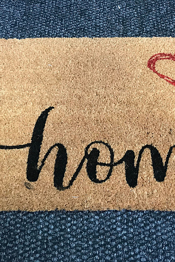 Paillasson HEART AND HOME beige