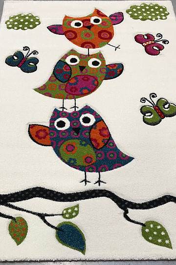 Tapis pièce enfant CHOUETTE et CHOUETTE ! Dernières pièces !