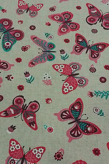 Tissu décoratif PAPILLON