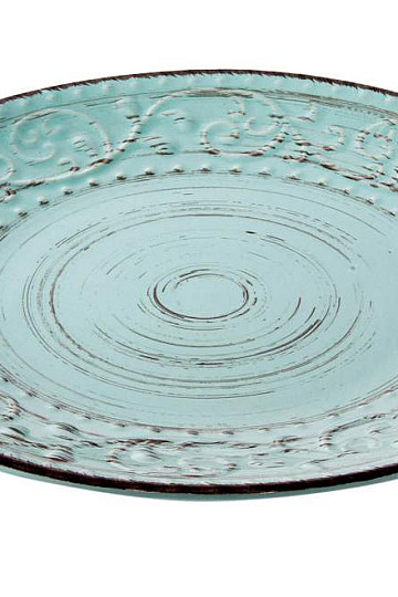 Assiette creuse BLEU RELIEF 28X3 cm