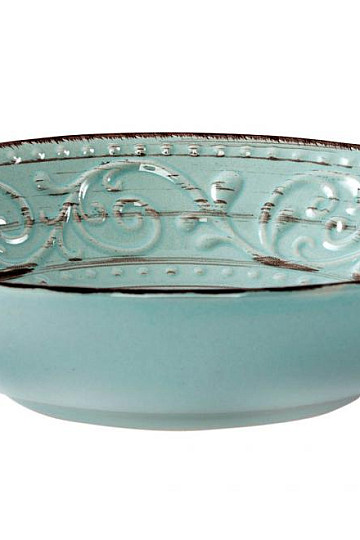 Assiette creuse BLEU RELIEF 22X4 CM
