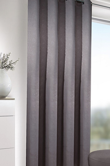 rideau décoratif CUIR gris foncé