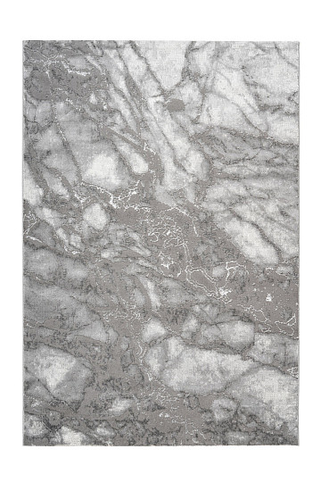 Tapis moderne MARMARIS 400 argent