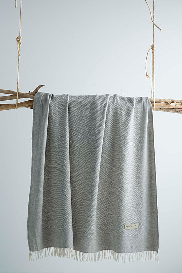 Plaid LUXE CISSE st. gris