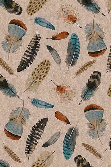 Tissu décoratif OTONO FEATHERS 601 impression numérique