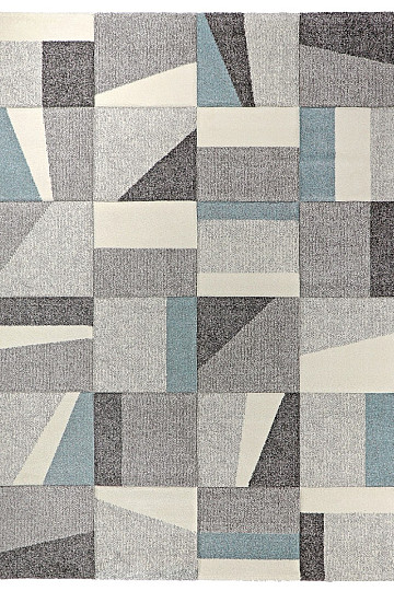Tapis pièce moderne DIAMANT carrés géométriques