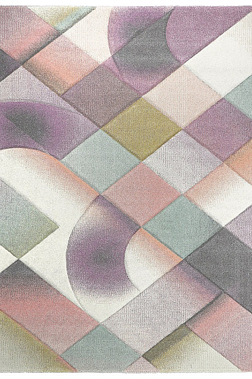 Tapis moderne DIAMOND mélange géométrique