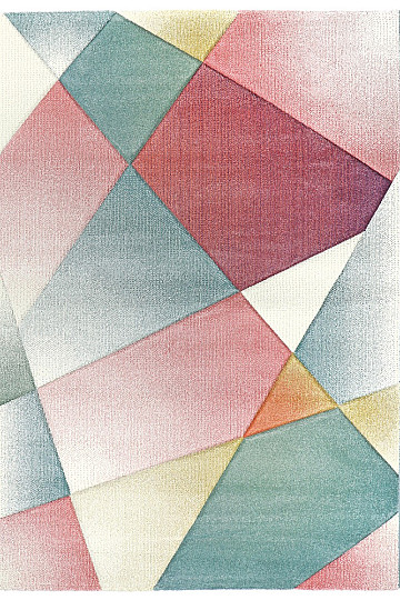 Tapis pièce moderne DIAMANT cloisons géométriques