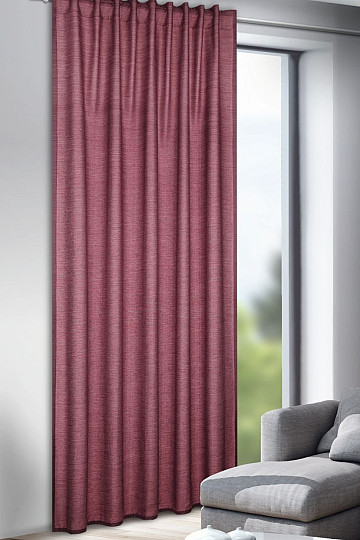 Rideau décoratif PATTY bordeaux 135x245
