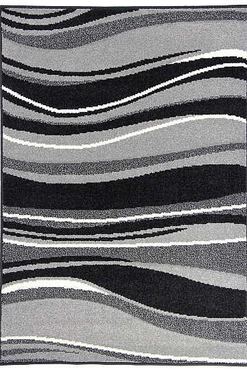 Tapis en pièces PORTLAND laine grise