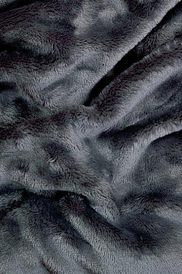 Drap en microflanelle DORMEZ BIEN foncé. gris