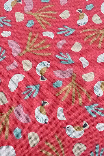 Tissu coton LIPO OISEAUX